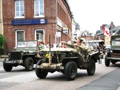 commemoration 2020 jeep Bailey Bridge Camp USA Mairie démonstrations animations