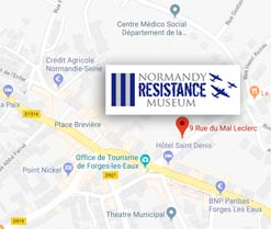carte accès musee forge résistance détportation avenue général Leclerc access map google maps